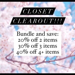 Bundle To Save Up To 40% Off!!!!